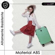 Kit Maletas Viaje Avión Carry on 2pz 10kilos Con Candado De Seguridad Ruedas 360 Set 20+20 Pulgadas Cabina - Multicolor - Ver 7