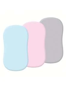 3 件套婴儿床单，多种颜色可选，超柔软婴儿床床单，通用，适用于摇篮椭圆形床垫，舒适爱情人节 - 多色 - 查看 5