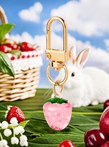 1/5/10 Peças Delicado e Fofo Chaveiro Pendente de Flor, Morango, Cereja, Maçã, Coração, Charme e Acessório da Moda para Bolsa, Presente Ideal para Festa, Natal, Aniversário, Ação de Graças para Mulheres, Decoração DIY de Carteira e Bolsa no Estilo Y2K, Ótimo para Família, Amigos, Professores, Colegas de Classe e Parceiros