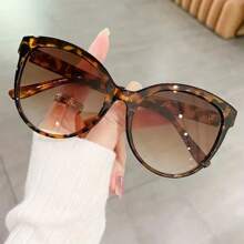 3/4pcs Of Cat Eye Large Frame Sunglasses For Men And Women, Fashion Glasses For Outdoor Sun Protection, Y2K Luxury Holiday Clothing Accessories Glasses