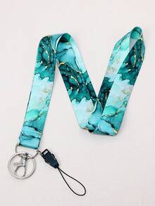 1 件绿金色大理石教师钥匙扣挂绳，适用于身份证徽章夹和钥匙，可爱的颈带挂绳，适用于信用卡、通行证、手机挂饰配件，带金属钥匙圈，非常适合教师、学生、员工汽车配件包饰背包，适用于学校哥特式 Y2k 万圣节配件教师节圣诞节礼物创意包饰挂绳带身份证夹汽车配件包饰 - 彩色 - 查看 13