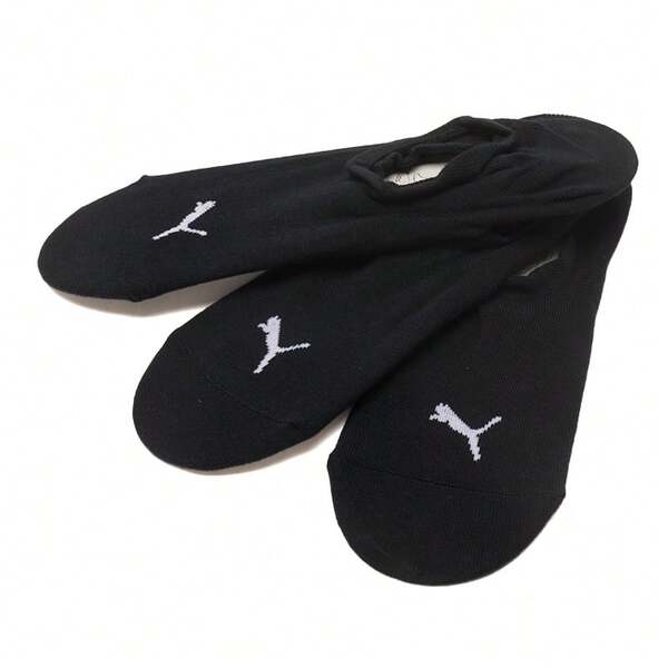 Puma U Footie 3P Soft And Comfortable Sports Socks For Men And Women 938778-01
