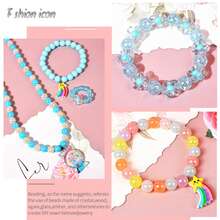 1 Box Mixed Acrylic Beads Kit, DIY Jewelry Making Supplies For Beginners - Multicolor - View 4