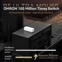 ATTACK SHARK R5 Ultra Wireless Gaming Mouse,39g Superlight Carbon Fiber Hollowed-Out,PAW3950MAX Optical Sensor Nordic 52840 MCU 8K Polling 42K DPI,Tri-Mode Programmable Mice With Coiled Cable - Multicolor - View 8