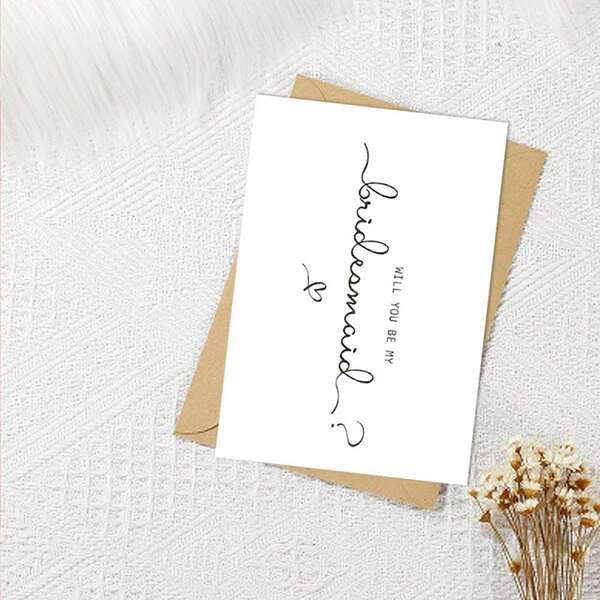 Você será minha madrinha, cartão de convite para madrinha, um cartão para convidar madrinhas