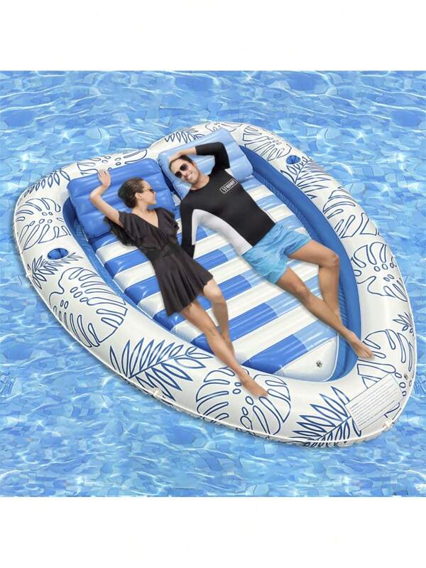 1 pieza Flotador de piscina inflable con forma de corazón, diseño de corazón de PVC, adecuado para vacaciones en la playa y fiestas en la piscina con parejas