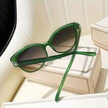 3/4pcs Of Cat Eye Large Frame Sunglasses For Men And Women, Fashion Glasses For Outdoor Sun Protection, Y2K Luxury Holiday Clothing Accessories Glasses