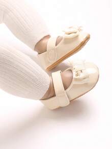 Fashionable And Exquisite Soft Bottom Anti-Slip Pre-Walking Shoes For Infant Girls, Suitable For Spring And Summer - Apricot - View 6