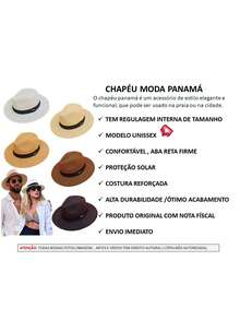 FASHION PANAMA HAT SHANTUNG FEDORA STRAW BLACK BAND QUALITY PROMOTION - Beige - View 2