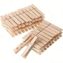 5/10/25pcs Wooden Clothes Pins, Natural Wood, 2.83 Inch, Rust Resistant Clothes Pins For Hanging Clothes, Clothes Pins Wood, Clothing Pins, Clothes Pegs, Clothespins, Wood Clothespin