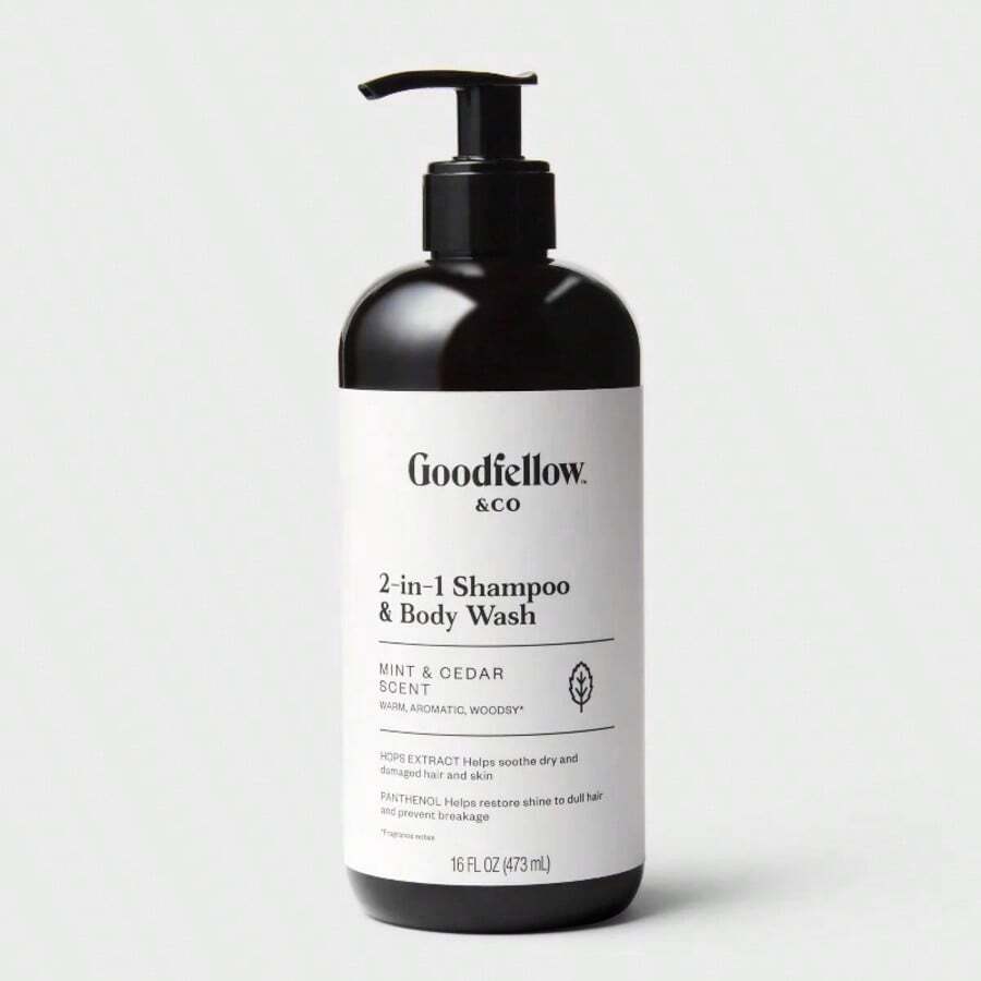2-In-1 Shampoo & Body Wash - 16 Fl Oz - Goodfellow & Co ™ - Black - View 1