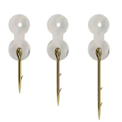 12 Pcs Carp Fishing Accessories Metal Bait Spike Bait Sting Boilies Pin Clear Rubber Corn Ronnie Hair Rig Carp Feeder Tackle