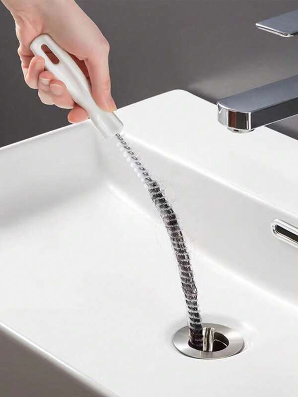 1 Stück Badezimmer-Waschbecken, Küchen-Abfluss-Reinigungsbürste