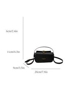 Bolso cruzado cuadrado mini premium coreano 2025, bolso de lujo con textura - regalo perfecto para la mejor amiga y accesorio esencial para el estilo del commuter