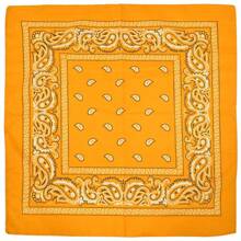 1pc Unisex Boho Style Retro Paisley Pattern Bandana, Fashionable Lightweight Multi-Purpose Headscarf For Casual, Dance, Sports, Cycling, All Seasons Use