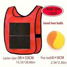 家庭趣味粘球游戏套装 - 耐用尼龙，多种颜色可选，户外团体游戏，服装