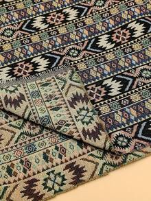 1 块波西米亚风格提花面料，DIY 缝纫面料，预切 19 英寸 X 58.2 英寸，36 英寸 X 58.2 英寸，厚面料，适用于手工沙发套、桌布、枕头、服装、包包、连衣裙、裙子、帽子、背景面料等。Sadu 风格编织面料