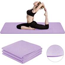1pc Folding Yoga Mat Thick Yoga Mat Water Proof Yoga Mat Comfortable Yoga Mat 183*61*0.4cm/0.5cm Thickness Recommended For Beginners Soft Cushion Fitness Mat Double-Sided Yoga Mat Exercise Mat For Sports Fitness, Fitness Floor Mat , Gym Set ,Suitable For Gift Giving,Mother's Day Gift, Birthday Gift, Christmas Gift,Gymnastics, Exercise, Pilates, Workout At Home, Sports Socks, Fitness Socks Yoga Socks Pilates Socks