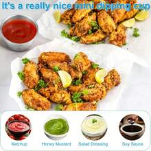 12pcs Stainless Steel Dipping Sauce Bowls, 45ml And 55ml Mini Reusable Condiment Cups For Home And Restaurant - Multicolor - View 6
