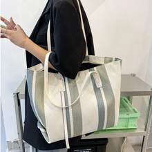 1 件个性化手提包、单肩包、休闲购物手提包、大容量单肩包、适合工作、旅行、多用途、宽敞、轻便、实用、周年纪念、圣诞节、度假、适合户外/通勤/旅行/学校/郊游/运动/购物/日常使用