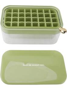 Ice Cube Tray Set Summer Party Ice Supply For Beverage - Loving Families Efficient Ice - Making Material Assurance - Green - View 10