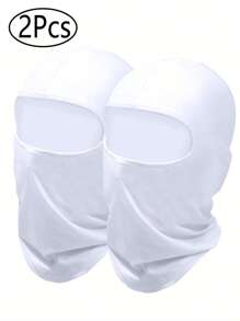 2 pièces/4 pièces Cagoule unisexe, masque de visage pour le cyclisme extérieur, la moto, le ski. Convient pour l'utilisation quotidienne, les voyages, la randonnée, le ski.