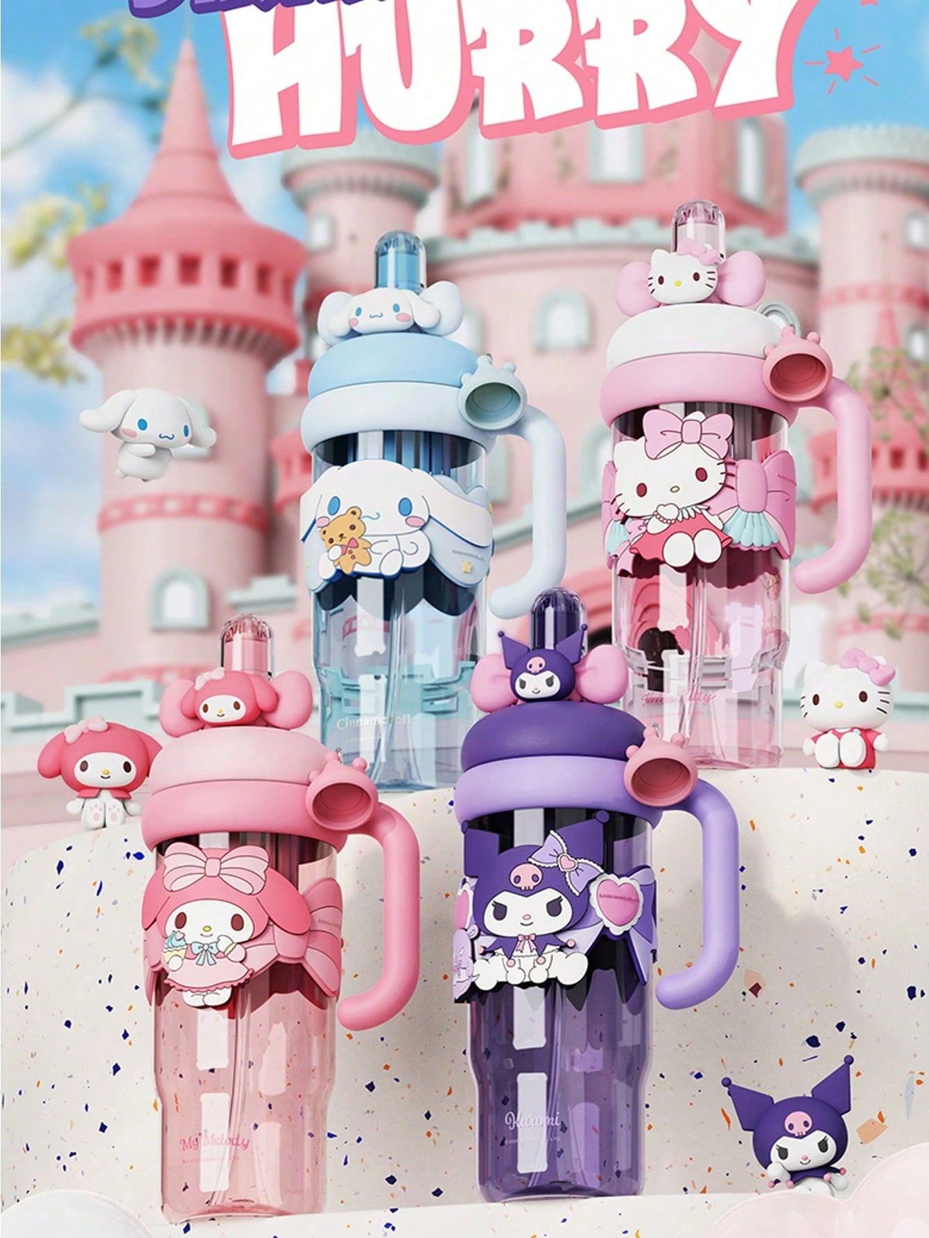 SANRIO 1 قطعة كوب عازل من الفولاذ المقاوم للصدأ سع...