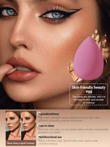 20 Cosmetic Sponge Sets, Random Colour And Shape Cosmetic Sponges, Including Foundation Mixed Beauty Sponges For Liquid, Cream And Powder Applications, Multi-Color Powder Bubbles, And Latex-Free Dry And Wet Dual-Use Cosmetic Sponges And Foundation Creams For All Skin Types, Easy To Carry, Simple And Beautiful.