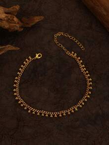 1pc Minimalist Chain Pendant Anklet For Women - Multicolor - View 2