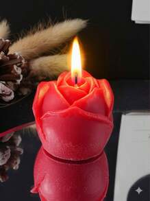 1pc Rose Confession Scented Candles, 3D Rose Flower Candle,Fresh Air, Enhance Home Atmosphere And Photo Environment Props,Aromatherapy Candle Decoration,For Family Bedrooms, Birthdays, Weddings, Spring,Wedding Decor,Home Decor,Gift Idea For Wedding Season, Mother's Day Creative Premium Gift