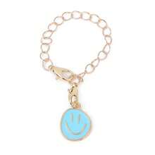 1pc Women Fashion Creative Smiling Face Pendant Keychain Key Chain Lanyard, Decorative Clip For Bottle, Backpack - Multicolor - View 8