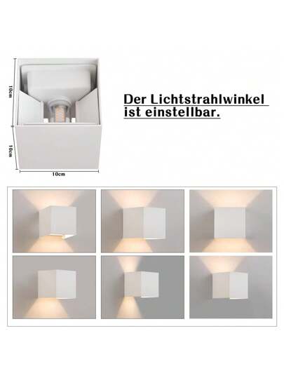 Wand Verlichting LED Indoor/Outdoor: Outdoor Warm Wit IP65 G9 Up Down Stairs Lighting Indirect Ho Walls Bedroom Corridor Stairwell view 2