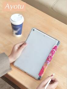 Ayotu Tiger Collage 保护套兼容 iPad 10.2 英寸 2021/2020 iPad 第 9/8 代，兼容 Galaxy Tab A8 10.5 英寸 2022，Tab 保护套，带笔架，支持自动睡眠/唤醒盖 - 彩色 - 查看 6