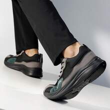 Anti-Slip Chef Shoes, Men's Low-Top Safety Shoes, Grey Color Breathable Soft Non-Slip Lightweight Work Shoes - Grey - View 8