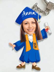 Personalized Graduation Gift, Custom Photo Graduation Keychain, High School Graduation Gift, Daughter Graduation Gift, Son Graduation Gift, Top Choice For Graduation Memento,Durable,Engraved,Colorful,Cute,Adorable,Funny,Kawaii,Y2K,Stylish,Unisex,Casual,Custom,Personalized,Unique,Customized,Ideal Gifts For Him,Ideal Gifts For Her,Her,Boyfriend,Girlfriend,Family,Friends,For Anniversaries,For Valentine's Day,For Mother's Day,For Birthdays,For Children's Day,For Father's Day,For Graduation,For Weddings,For Housewarming - Multicolor - View 13