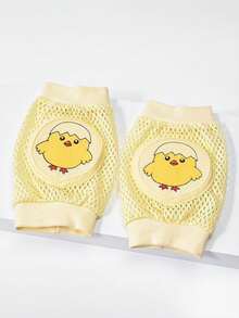 1 Pair Of Children's Animal Pattern Knee Pads, Baby Crawling Knee Pads Suitable For Indoor Learning, Crawling, Anti Fall Knee Pads, Elbow Pads, And Leg Pads For Protection - Multicolor - View 12