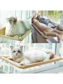 Sunny Seat Window-Mounted Cat Bed,Cat Window Perch,Cat Hammock With Easy Set-Up And Easy Clean Cat Hammock