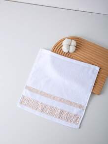 1pc Thin Bath Towel, Variety Of Colors, Minimalist Jacquard Plaid Pattern, Rectangular 70*140cm Adult Unisex Swimwear, Bathing, Wrapping Towel Or 34*74cm Hand Towel, 34*34cm Handkerchief, Quick-Drying, Absorbent, Soft, Suitable For Bathroom, Kitchen, Travel, Holiday Gift, Gym, Beach, Hotel, Salon, Outdoor