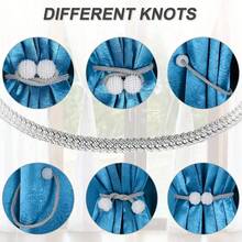 4pcs Decorative Curtain Tiebacks Magnetic Curtain Holdbacks Home Decor - 6Pcs - View 6