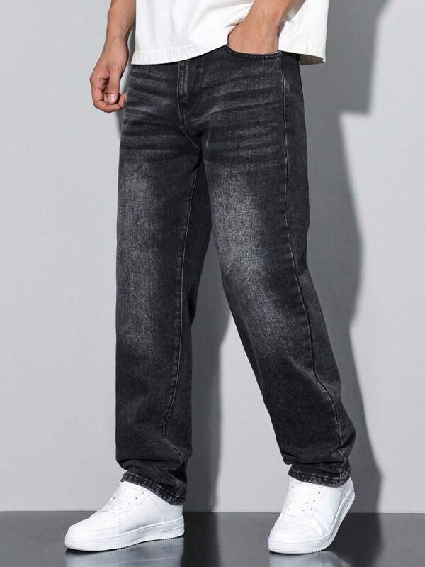 Tween Boys' Casual Elastic Waist Jeans, Geschikt voor de zomer en alle seizoenen