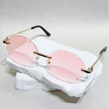1 Pair Oval-Shaped Accessory, Suitable For Casual, Outdoor, Business, Driving, Party, Boho Chic, Elegant Gradient Design For Summer Beach Vacation,Outdoor,Travel