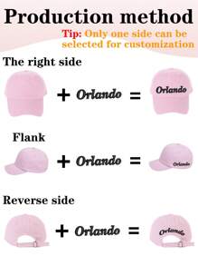 1 pièce Casquette de baseball structurée pour enfants, fermeture réglable - convient aux activités extérieures et à la broderie personnalisée. Casquette de baseball brodée personnalisée avec votre propre texte (un seul côté peut être personnalisé), convient aux garçons et aux filles