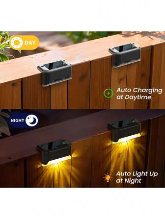 4/8/12/16 stuks Solar buitentrapverlichting, Solar schuttingverlichting, Buitenpatioverlichting, Solar dekverlichting, Solar inbouwverlichting, Solar hektrapverlichting, Geschikt voor schutting, trap, tuin, terras, achtertuin, pad, Buitentuinverlichting voor pad, tuin, terras