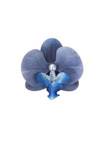 1pc/3Pcs Hawaiian Flower Hair Clip For Women Butterfly Orchid Hair Barrettes Flower Hair Clips With Faux Pearl Summer Artificial Flowers Hair Clips For Beach, Bridal Hair Accessories Claw Clips, School Stuff, Hair Piece - Multicolor - View 11