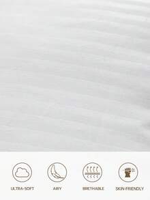 1件绗缝被 - 四季通用羽绒被，羽绒替代品，带角环