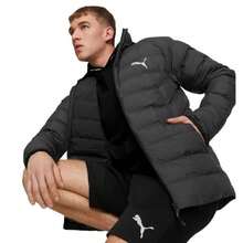Puma Mens Polyball Padded Jacket (Black) - Kawowy brązowy - Zobacz 3