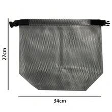 1 件防水储物袋，简易游泳小物品储物袋 - 适用于游泳装备、沙滩、泳池配件、游泳装备存放 | 透明 PVC 袋 | 实用设计夏季旅行、度假屋浴室装饰节日化妆品收纳袋 - 灰色 - 查看 8