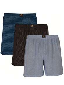 Kit 5 - Microfiber Boxer Briefs, Smooth - Multicolor - Ver 1