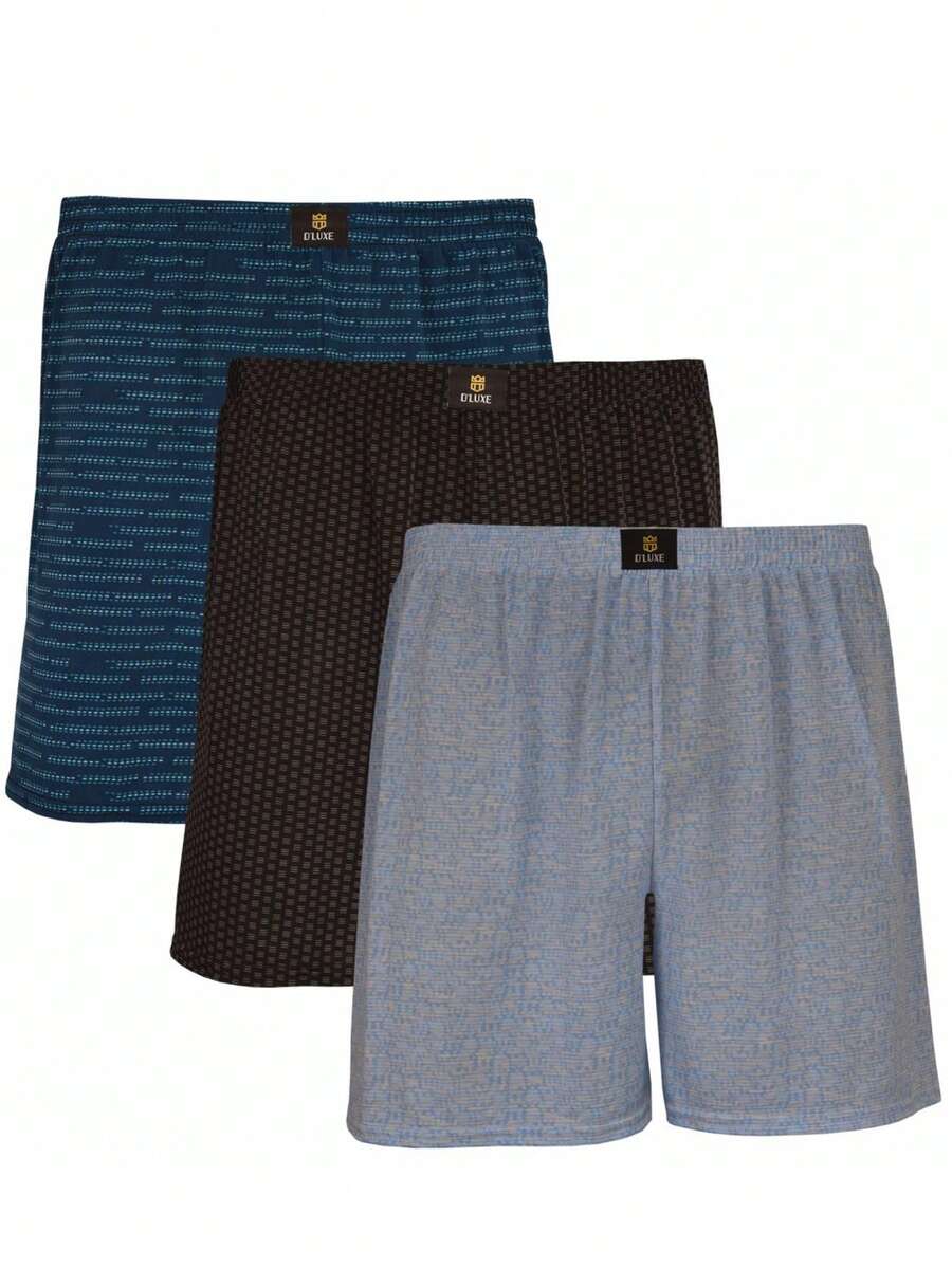 Kit 5 - Microfiber Boxer Briefs, Smooth - Multicolor - Ver 1