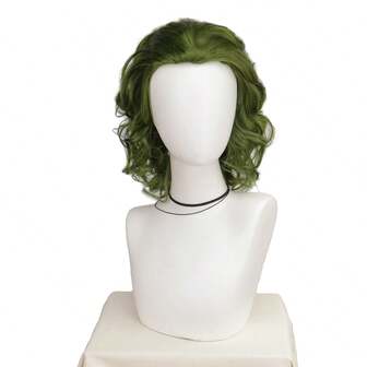 Joker Cosplay Green Wig For Men & Women Perfect For Joker Costume & Clown Wig High Temperature Fiber Hair Wigs Party Anime